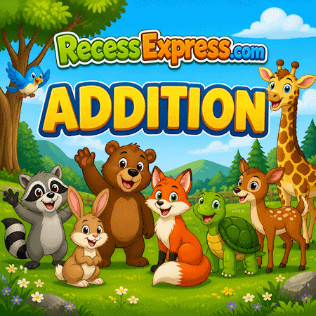 RecessExpress.com Addition Tables